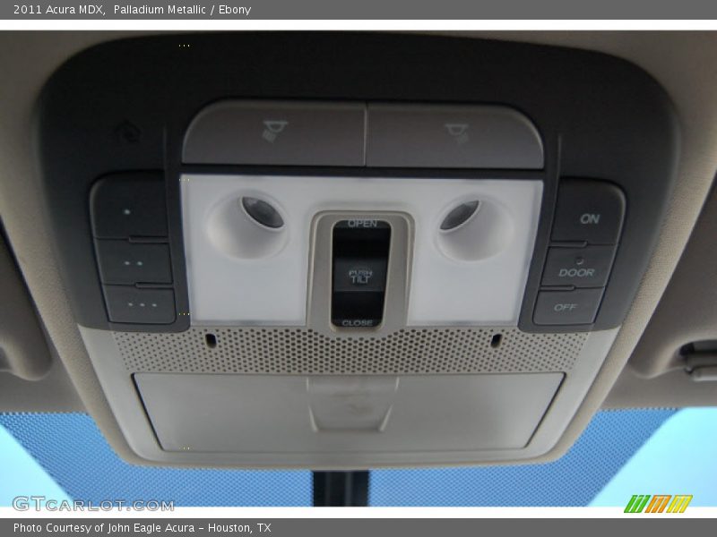 Palladium Metallic / Ebony 2011 Acura MDX