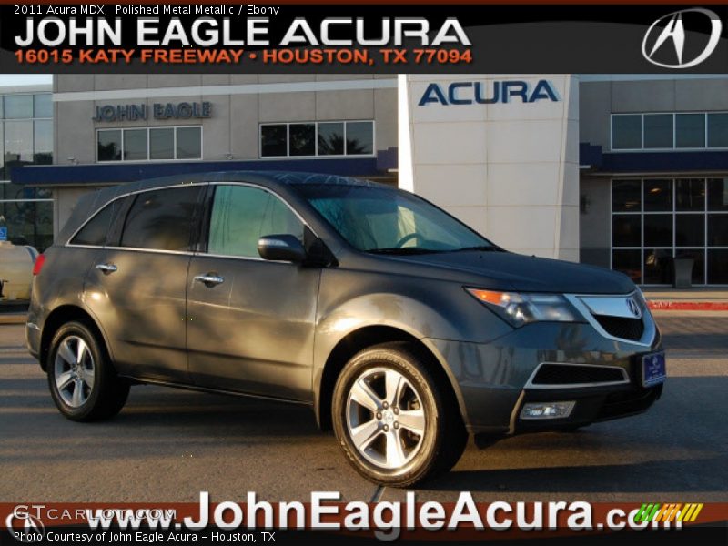 Polished Metal Metallic / Ebony 2011 Acura MDX