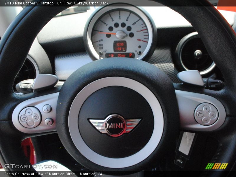 Chili Red / Grey/Carbon Black 2010 Mini Cooper S Hardtop