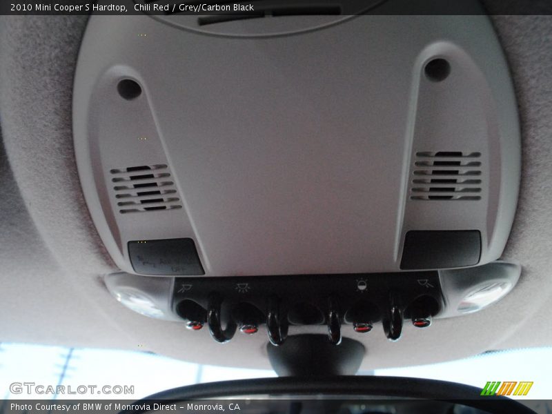 Chili Red / Grey/Carbon Black 2010 Mini Cooper S Hardtop