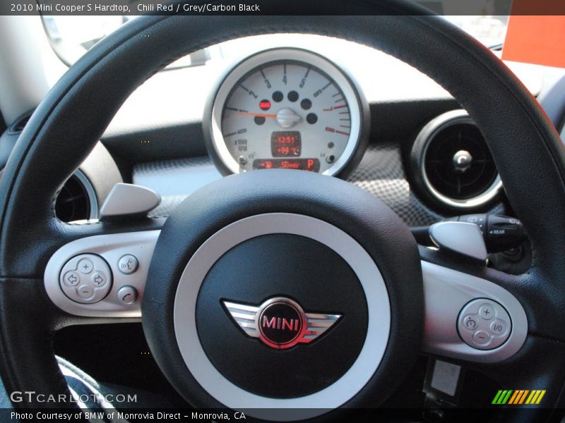 Chili Red / Grey/Carbon Black 2010 Mini Cooper S Hardtop
