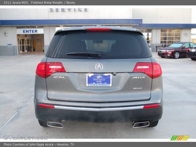 Polished Metal Metallic / Ebony 2011 Acura MDX