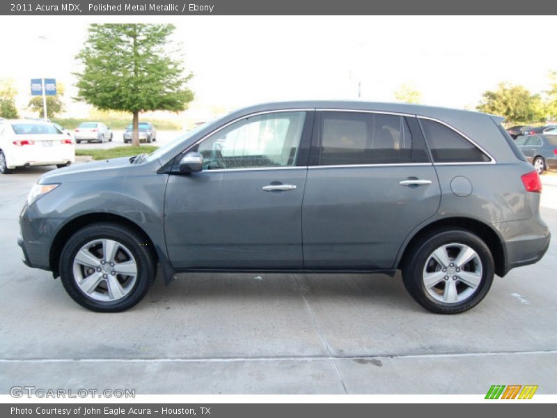 Polished Metal Metallic / Ebony 2011 Acura MDX