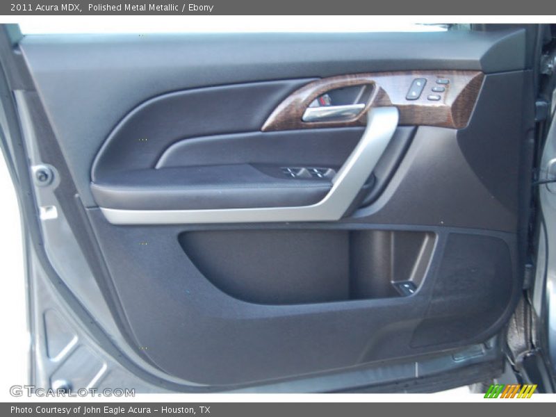 Polished Metal Metallic / Ebony 2011 Acura MDX