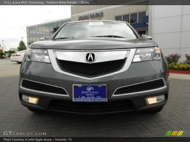 Polished Metal Metallic / Ebony 2011 Acura MDX Technology