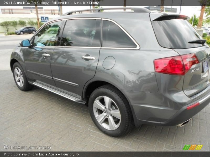Polished Metal Metallic / Ebony 2011 Acura MDX Technology