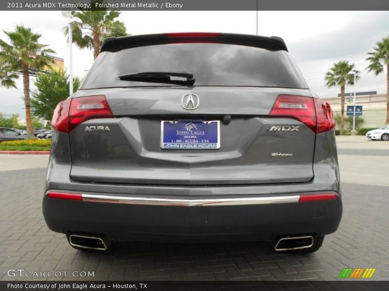 Polished Metal Metallic / Ebony 2011 Acura MDX Technology