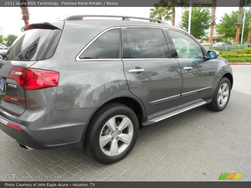Polished Metal Metallic / Ebony 2011 Acura MDX Technology