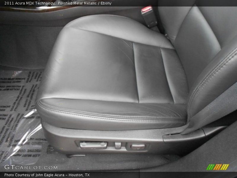 Polished Metal Metallic / Ebony 2011 Acura MDX Technology