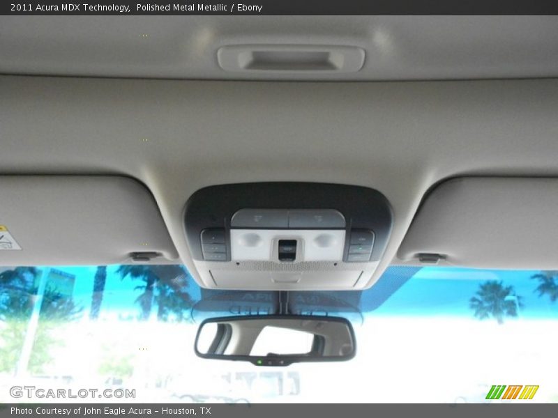 Polished Metal Metallic / Ebony 2011 Acura MDX Technology