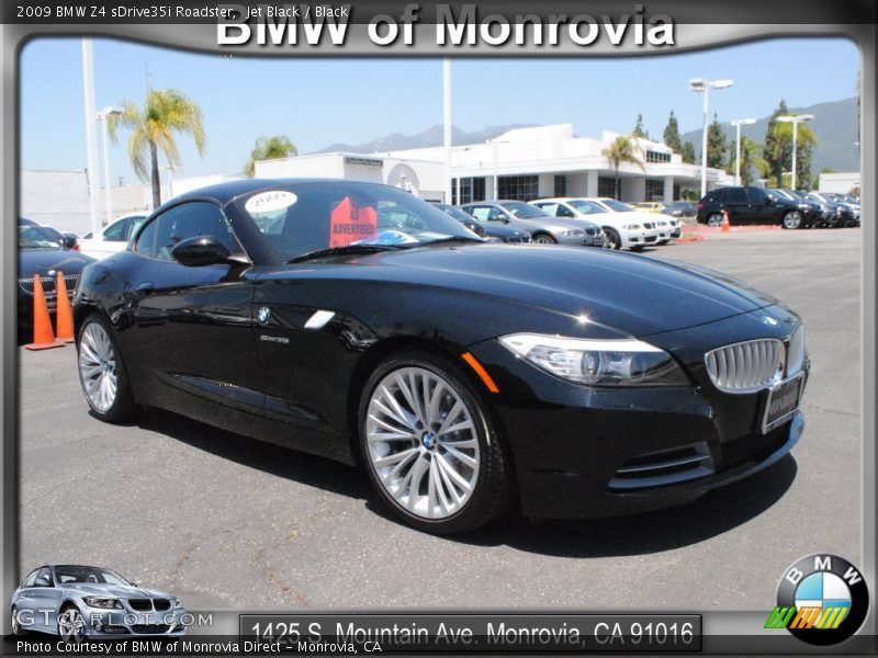 Jet Black / Black 2009 BMW Z4 sDrive35i Roadster