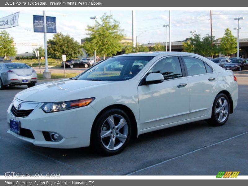 Premium White Pearl / Ebony 2011 Acura TSX Sedan