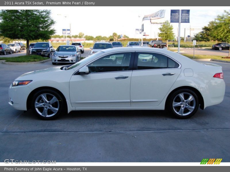 Premium White Pearl / Ebony 2011 Acura TSX Sedan