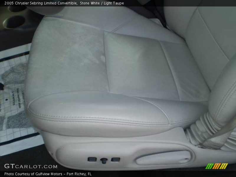 Stone White / Light Taupe 2005 Chrysler Sebring Limited Convertible