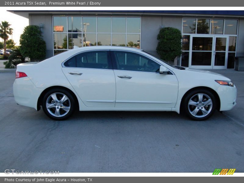 Premium White Pearl / Ebony 2011 Acura TSX Sedan