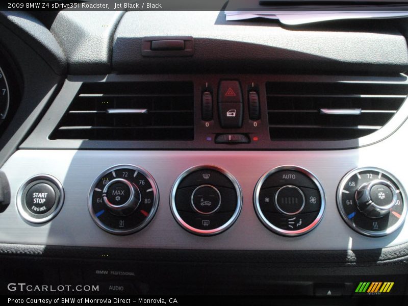 Jet Black / Black 2009 BMW Z4 sDrive35i Roadster