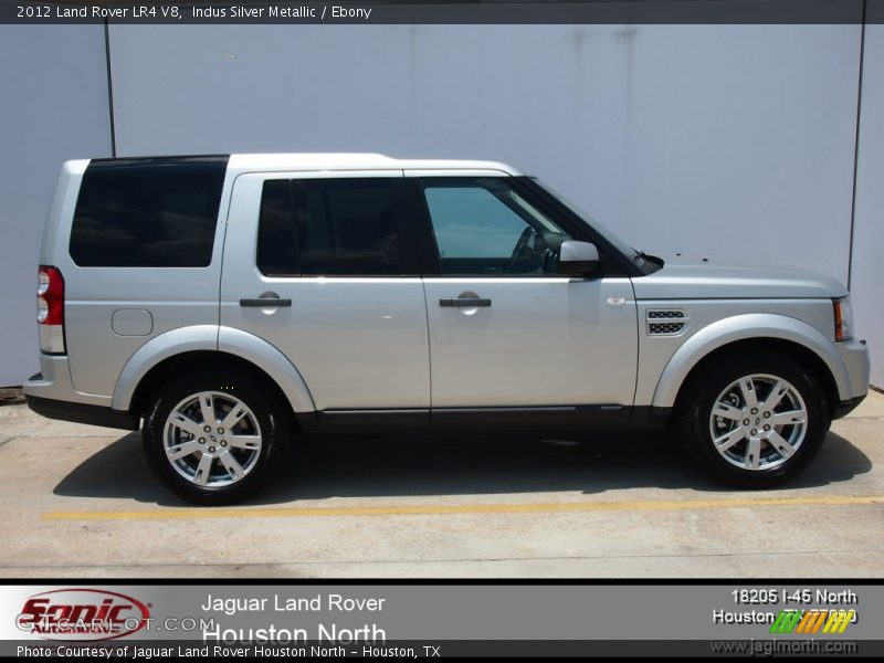 Indus Silver Metallic / Ebony 2012 Land Rover LR4 V8