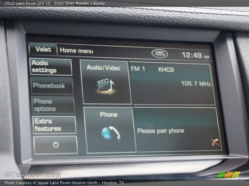 Indus Silver Metallic / Ebony 2012 Land Rover LR4 V8