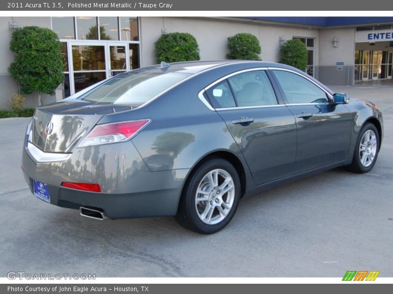 Polished Metal Metallic / Taupe Gray 2011 Acura TL 3.5