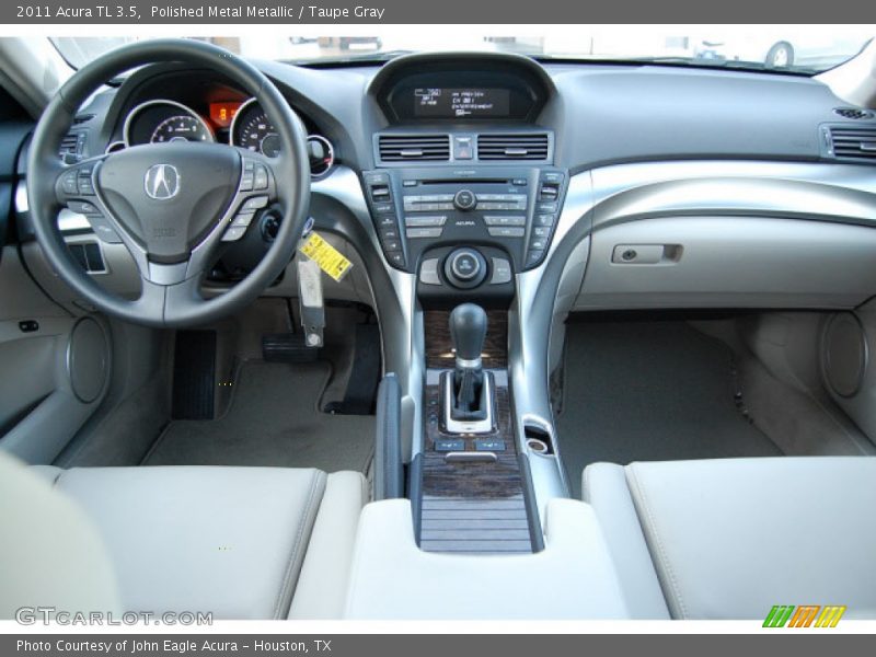 Polished Metal Metallic / Taupe Gray 2011 Acura TL 3.5