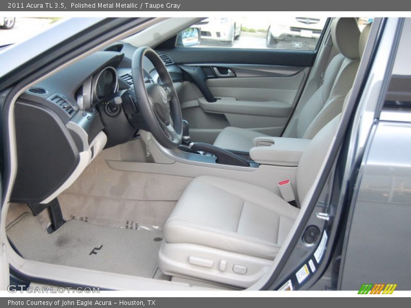 Polished Metal Metallic / Taupe Gray 2011 Acura TL 3.5