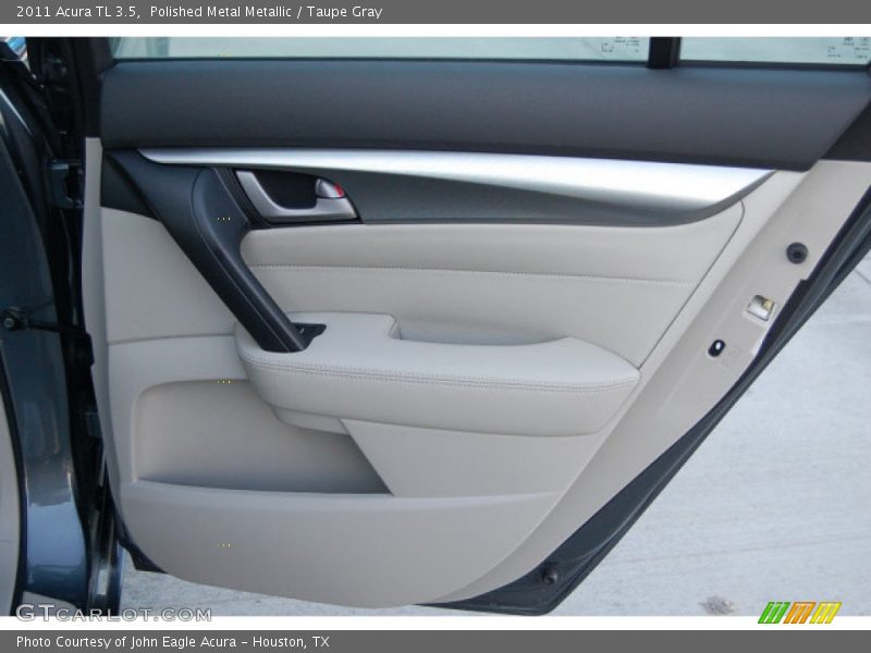 Polished Metal Metallic / Taupe Gray 2011 Acura TL 3.5