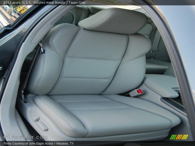 Polished Metal Metallic / Taupe Gray 2011 Acura TL 3.5