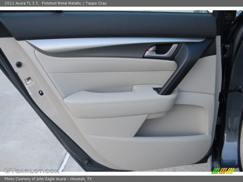 Polished Metal Metallic / Taupe Gray 2011 Acura TL 3.5