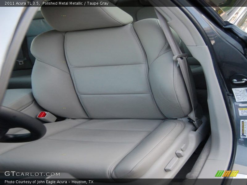 Polished Metal Metallic / Taupe Gray 2011 Acura TL 3.5