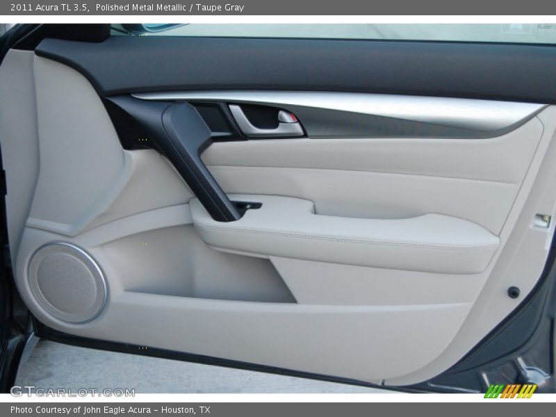 Polished Metal Metallic / Taupe Gray 2011 Acura TL 3.5
