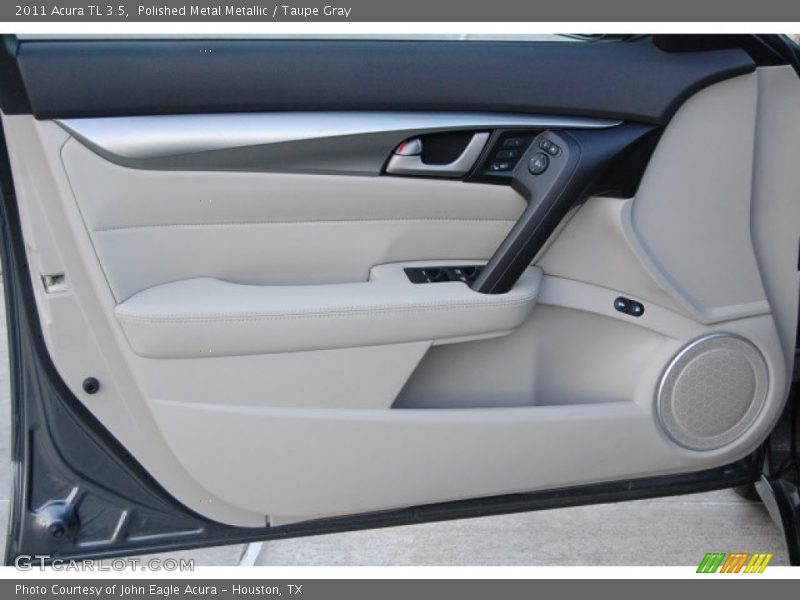 Polished Metal Metallic / Taupe Gray 2011 Acura TL 3.5