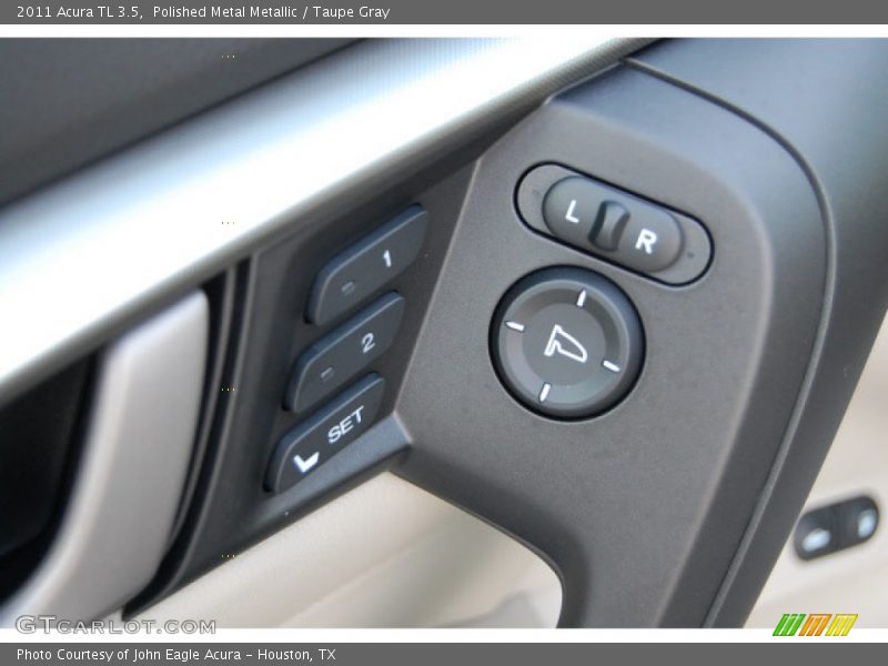 Polished Metal Metallic / Taupe Gray 2011 Acura TL 3.5