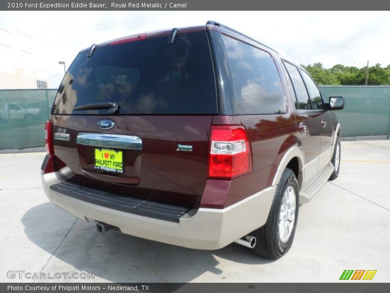 Royal Red Metallic / Camel 2010 Ford Expedition Eddie Bauer