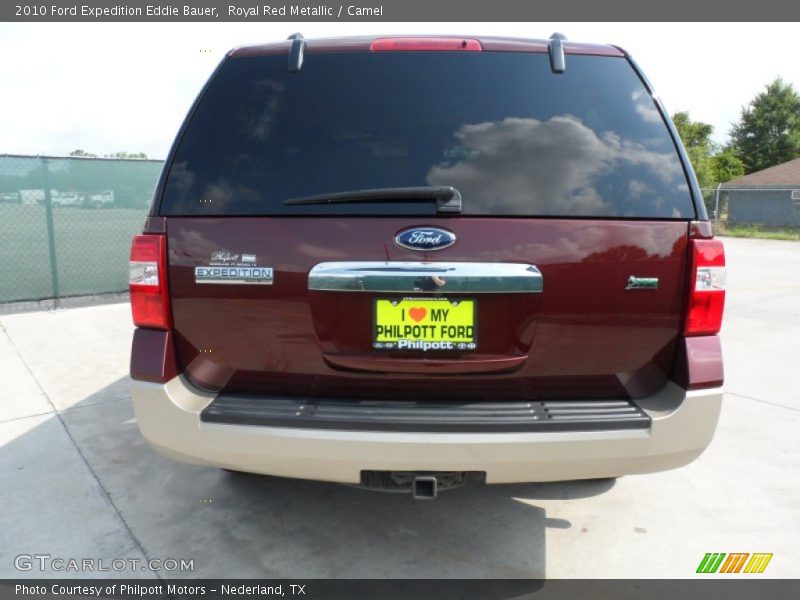 Royal Red Metallic / Camel 2010 Ford Expedition Eddie Bauer