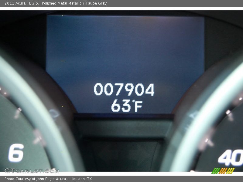 Polished Metal Metallic / Taupe Gray 2011 Acura TL 3.5