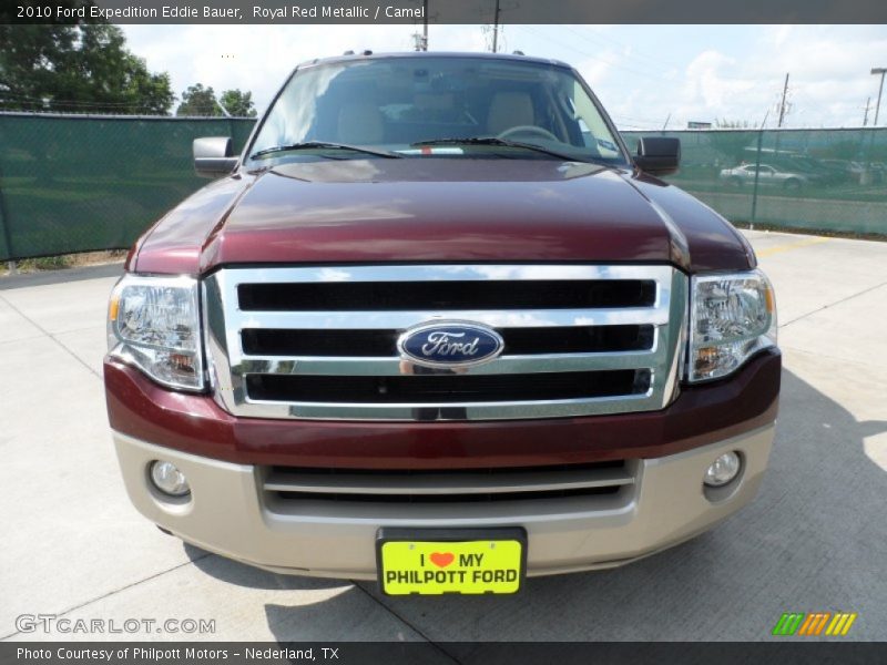 Royal Red Metallic / Camel 2010 Ford Expedition Eddie Bauer