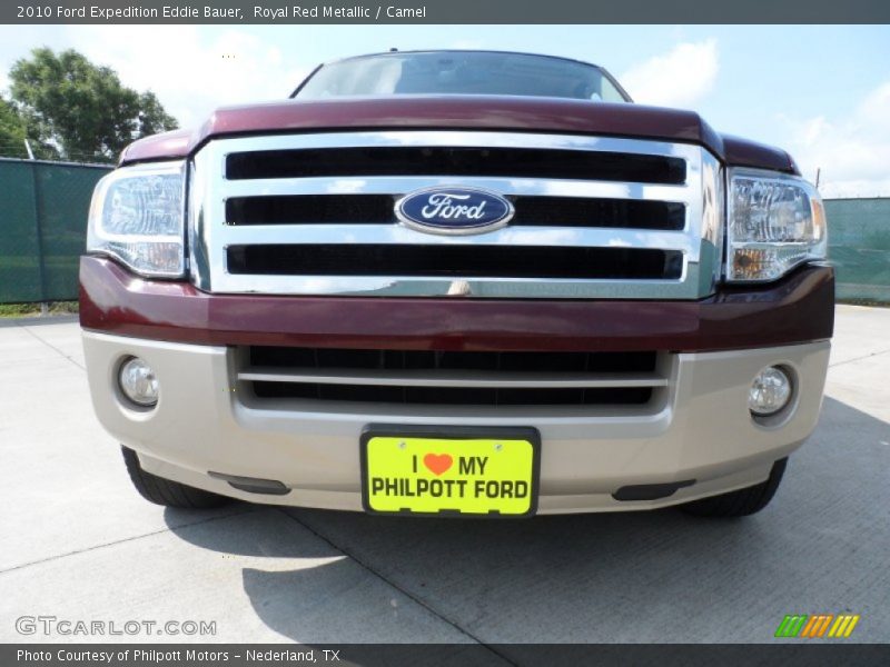 Royal Red Metallic / Camel 2010 Ford Expedition Eddie Bauer