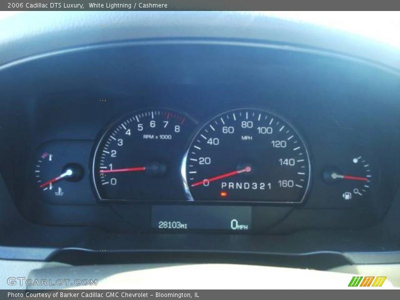 White Lightning / Cashmere 2006 Cadillac DTS Luxury