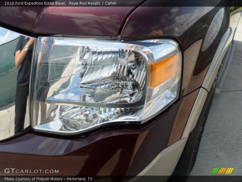 Royal Red Metallic / Camel 2010 Ford Expedition Eddie Bauer