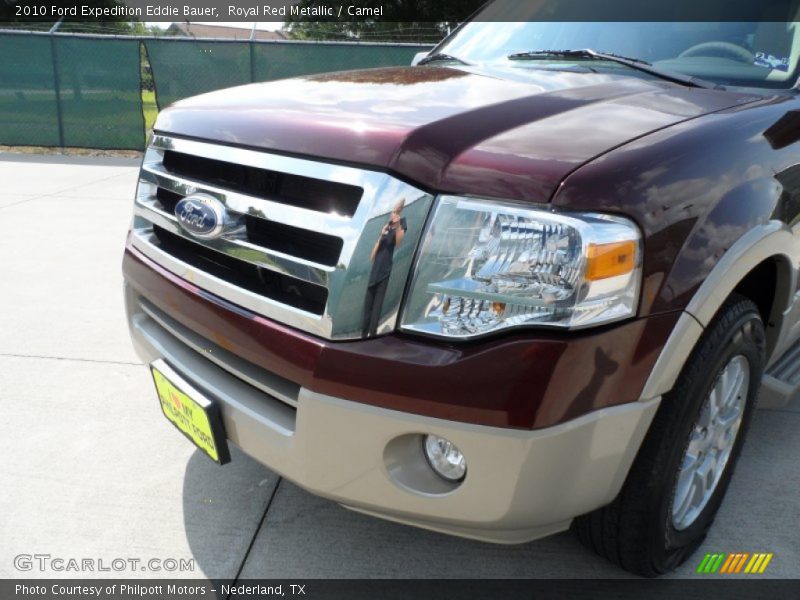 Royal Red Metallic / Camel 2010 Ford Expedition Eddie Bauer
