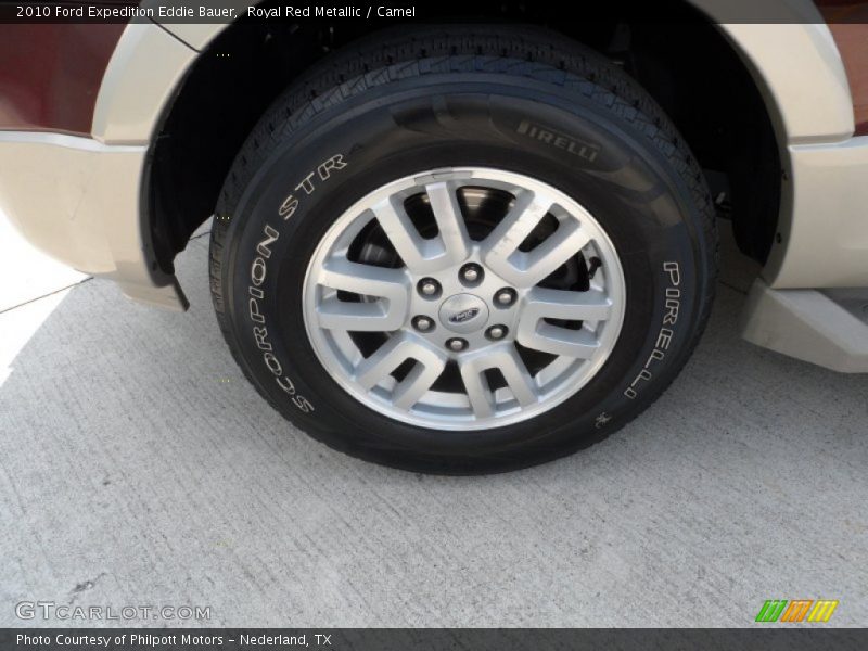 Royal Red Metallic / Camel 2010 Ford Expedition Eddie Bauer