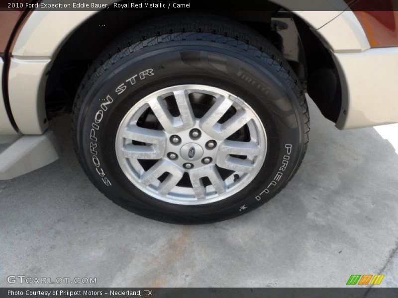 Royal Red Metallic / Camel 2010 Ford Expedition Eddie Bauer