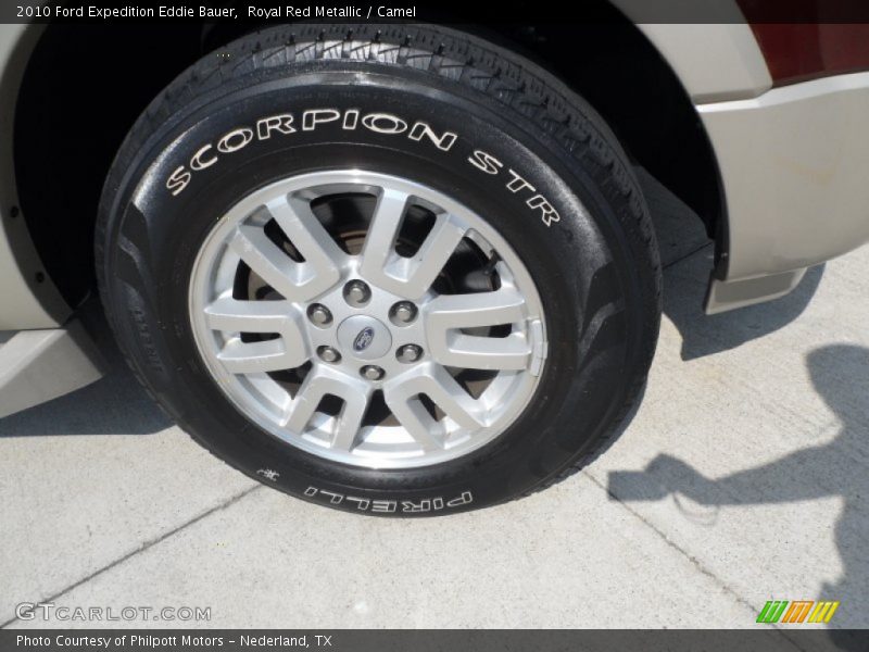 Royal Red Metallic / Camel 2010 Ford Expedition Eddie Bauer