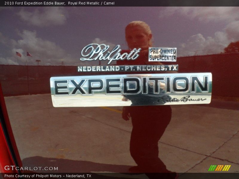 Royal Red Metallic / Camel 2010 Ford Expedition Eddie Bauer