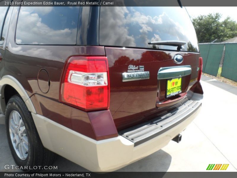 Royal Red Metallic / Camel 2010 Ford Expedition Eddie Bauer