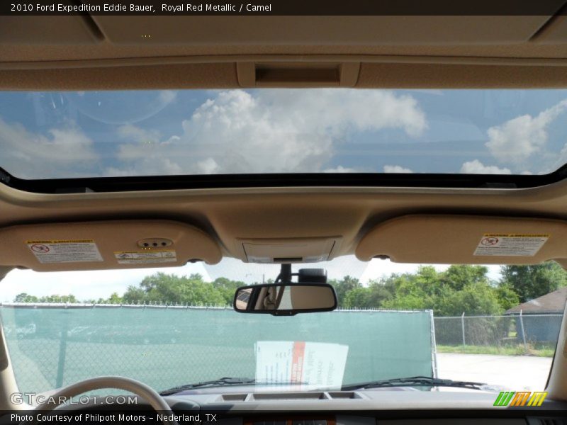 Royal Red Metallic / Camel 2010 Ford Expedition Eddie Bauer