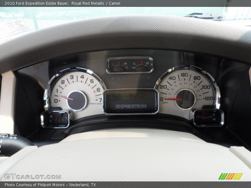 Royal Red Metallic / Camel 2010 Ford Expedition Eddie Bauer