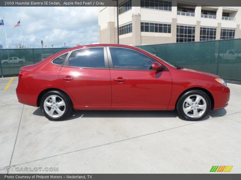  2009 Elantra SE Sedan Apple Red Pearl
