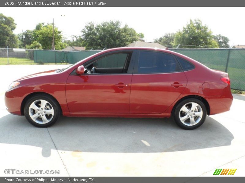  2009 Elantra SE Sedan Apple Red Pearl
