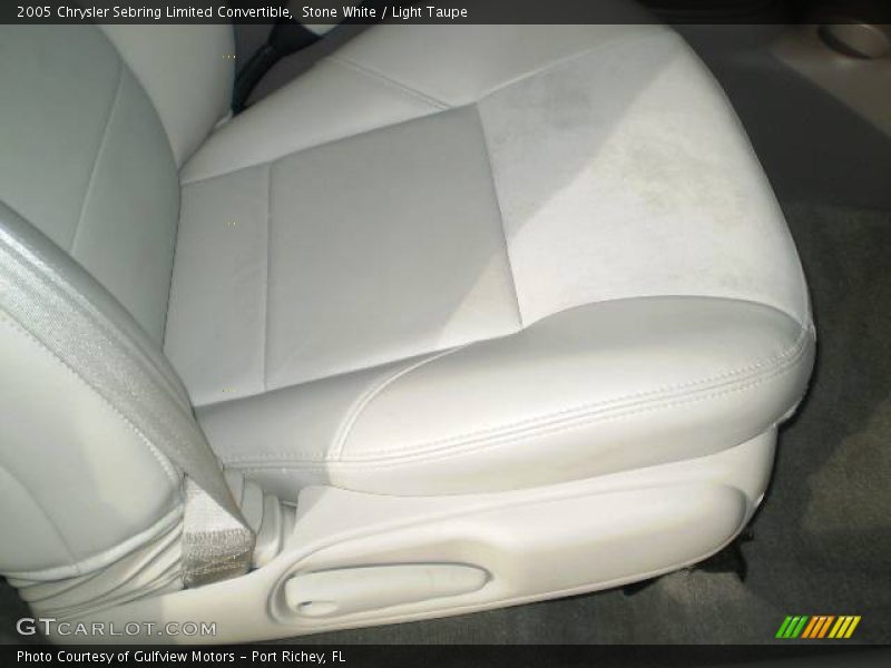 Stone White / Light Taupe 2005 Chrysler Sebring Limited Convertible
